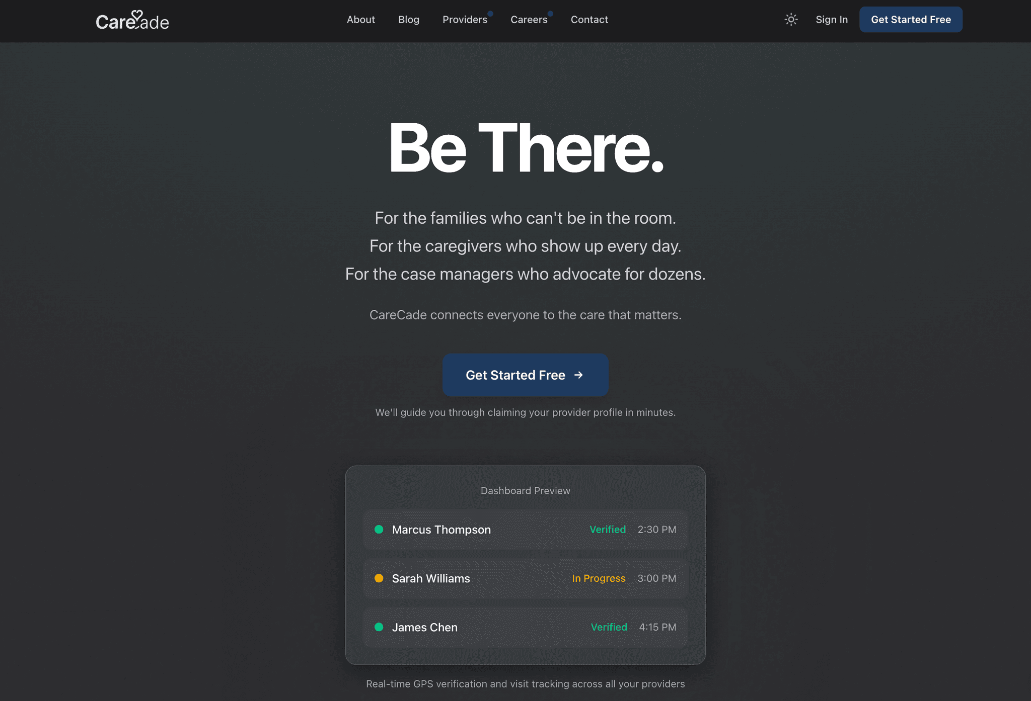 CareCade — screenshot 1